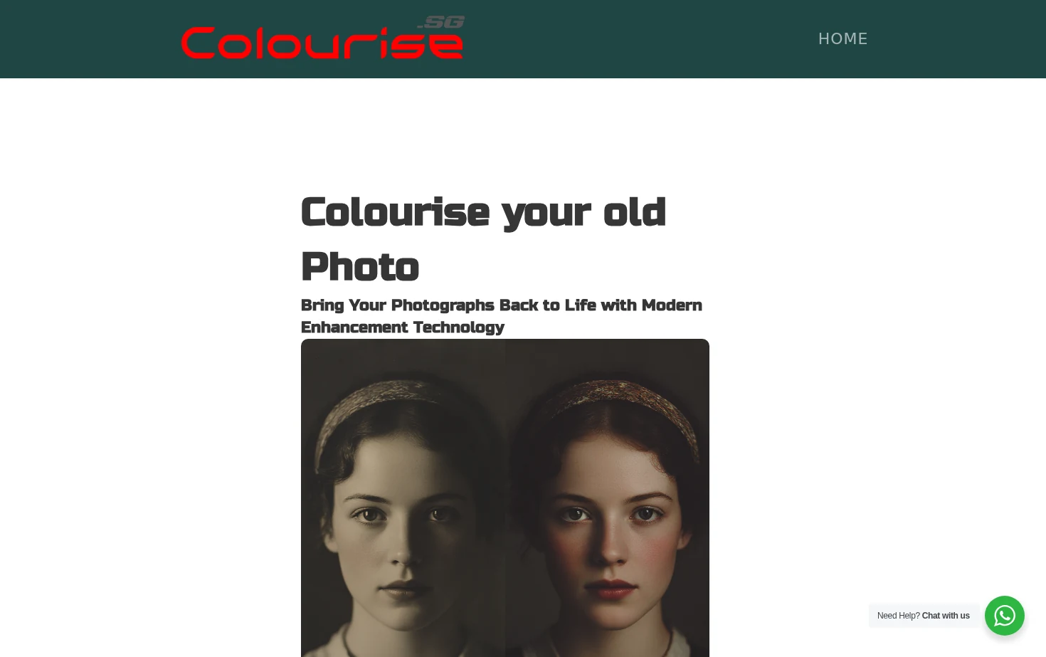 Colourise Image with AI - Image Enhancements 页面快照